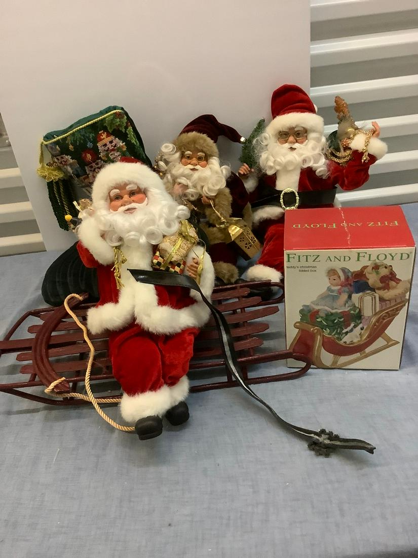 Fitz and Floyd Teddy's Christmas Lidded Box and More (1 of 1)