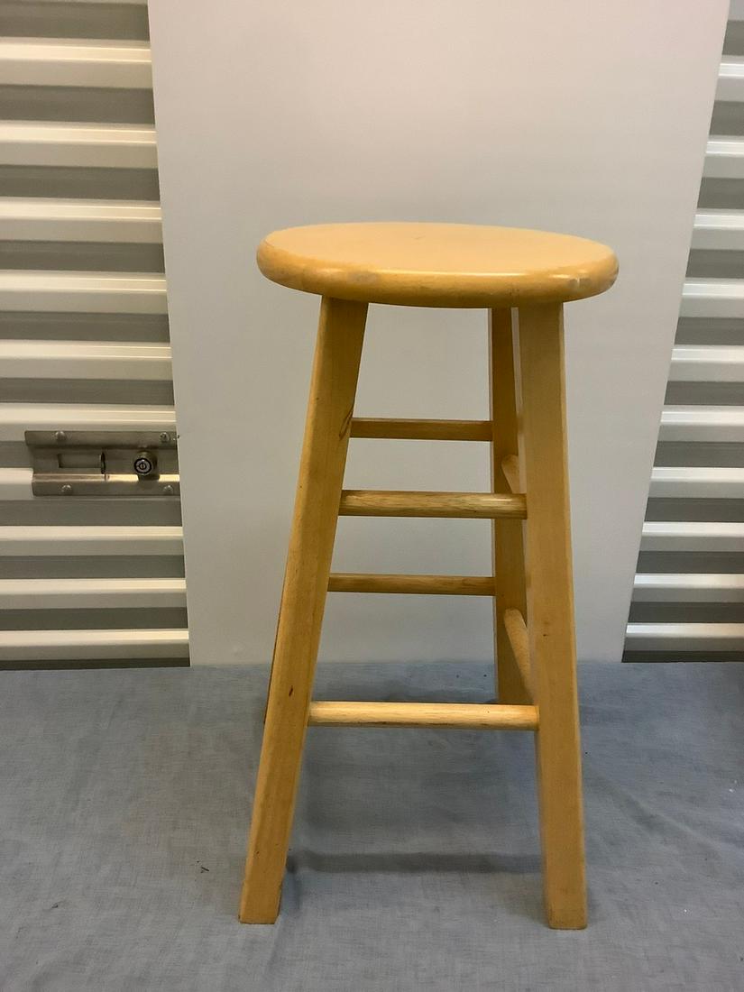 Wood Stool 24 in.: Wood Stool 24 in.