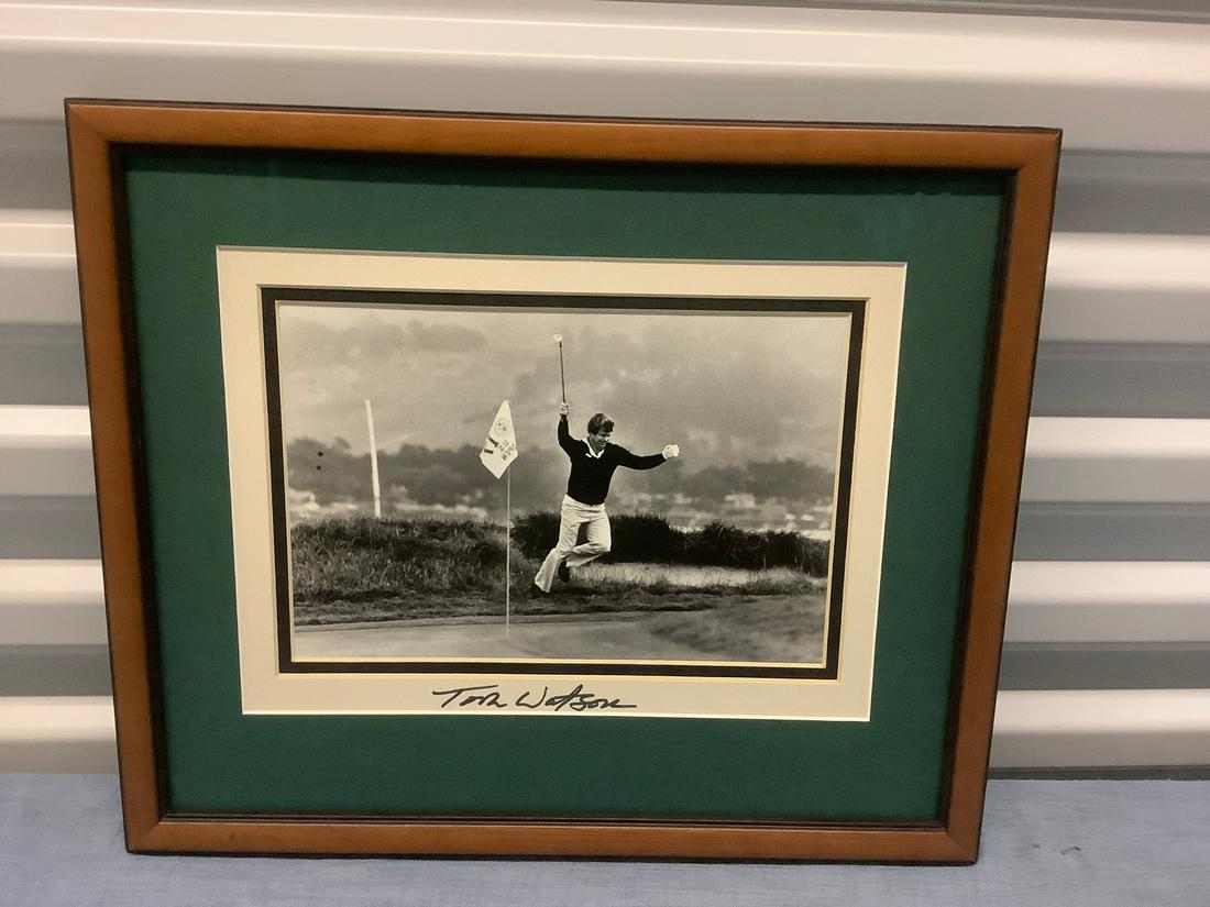 Signed Photograph of Tom Watson 15x12.5: Signed Photograph of Tom Watson 15x12.5