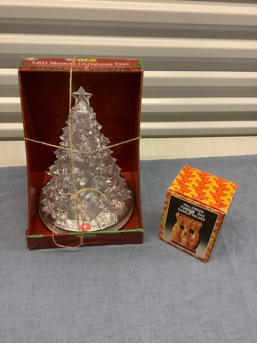 LED Musical Christmas Tree (plays carols) and Halloween (1 of 1)