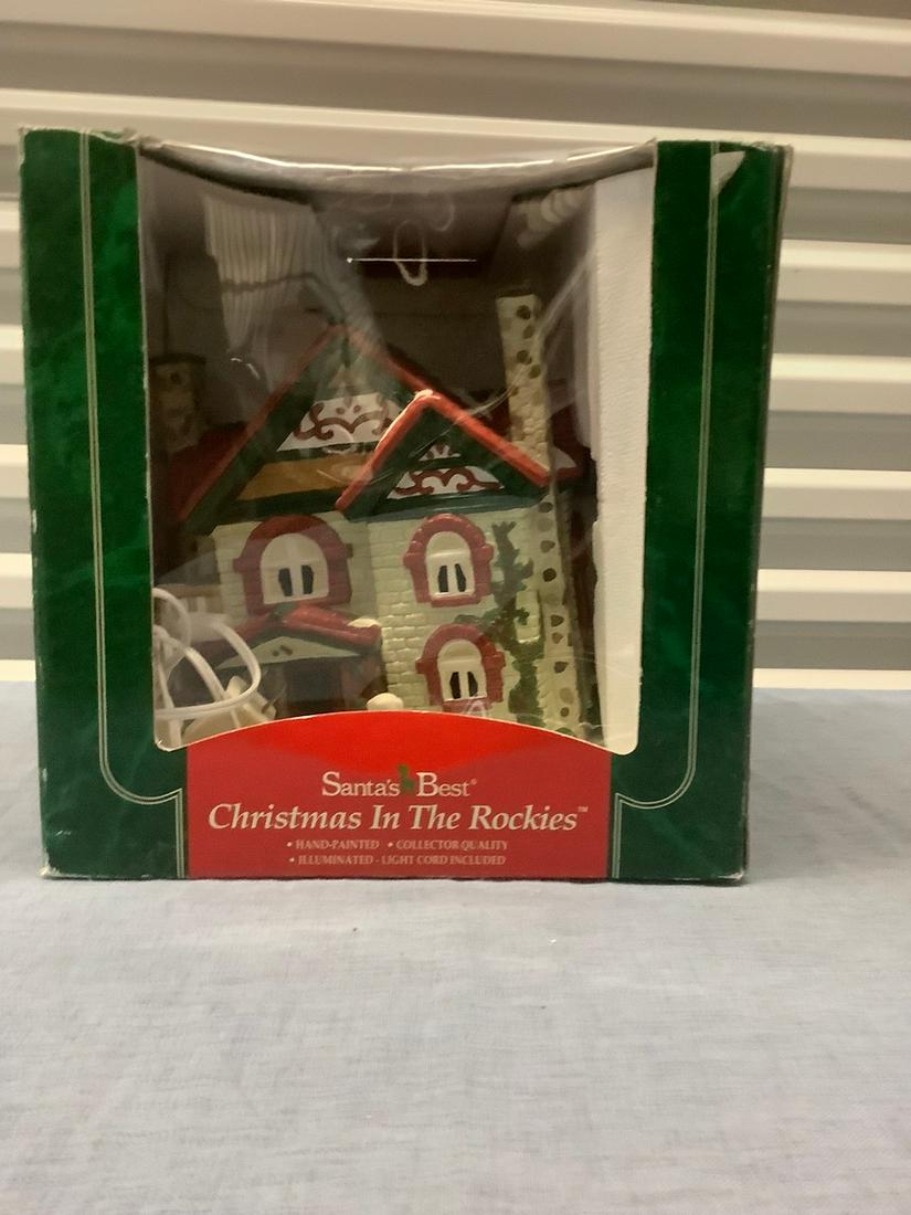 "Christmas in the Rockies" Ceramic Decoration, from: "Christmas in the Rockies" Ceramic Decoration, from Santa's Best Illuminated (Works)