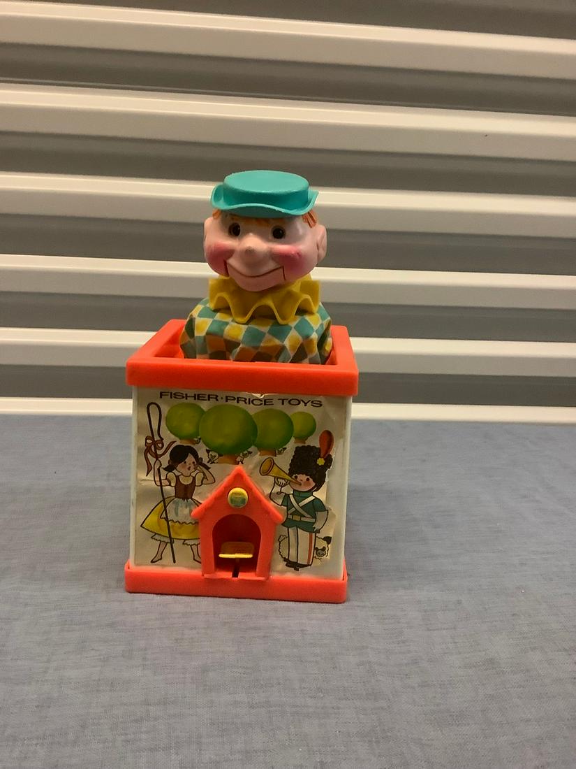 Circa 1960's "Fisher Price" Jack in the Box: Circa 1960's "Fisher Price" Jack in the Box