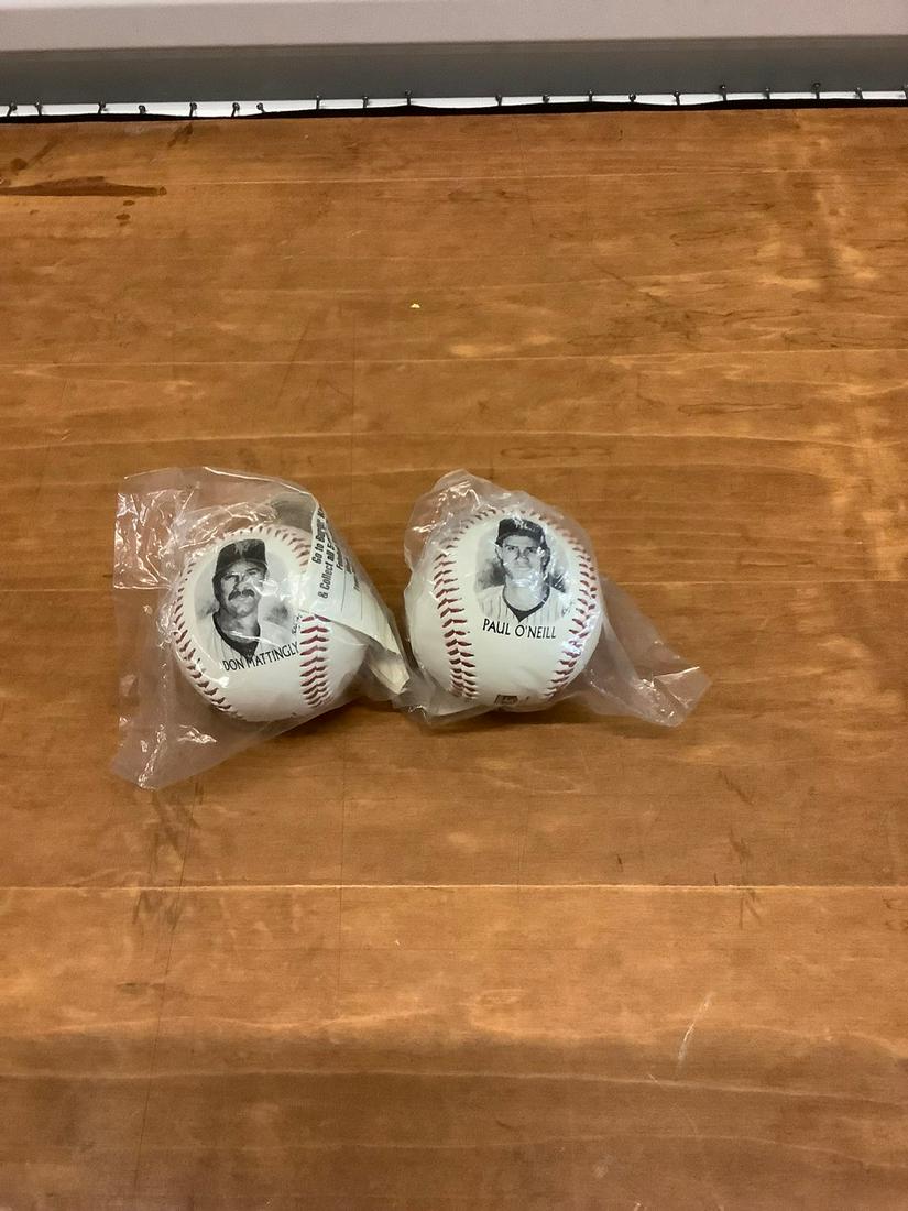 Paul O'Neill and Don Mattingly Burger King Baseballs: Paul O'Neill and Don Mattingly Burger King Baseballs