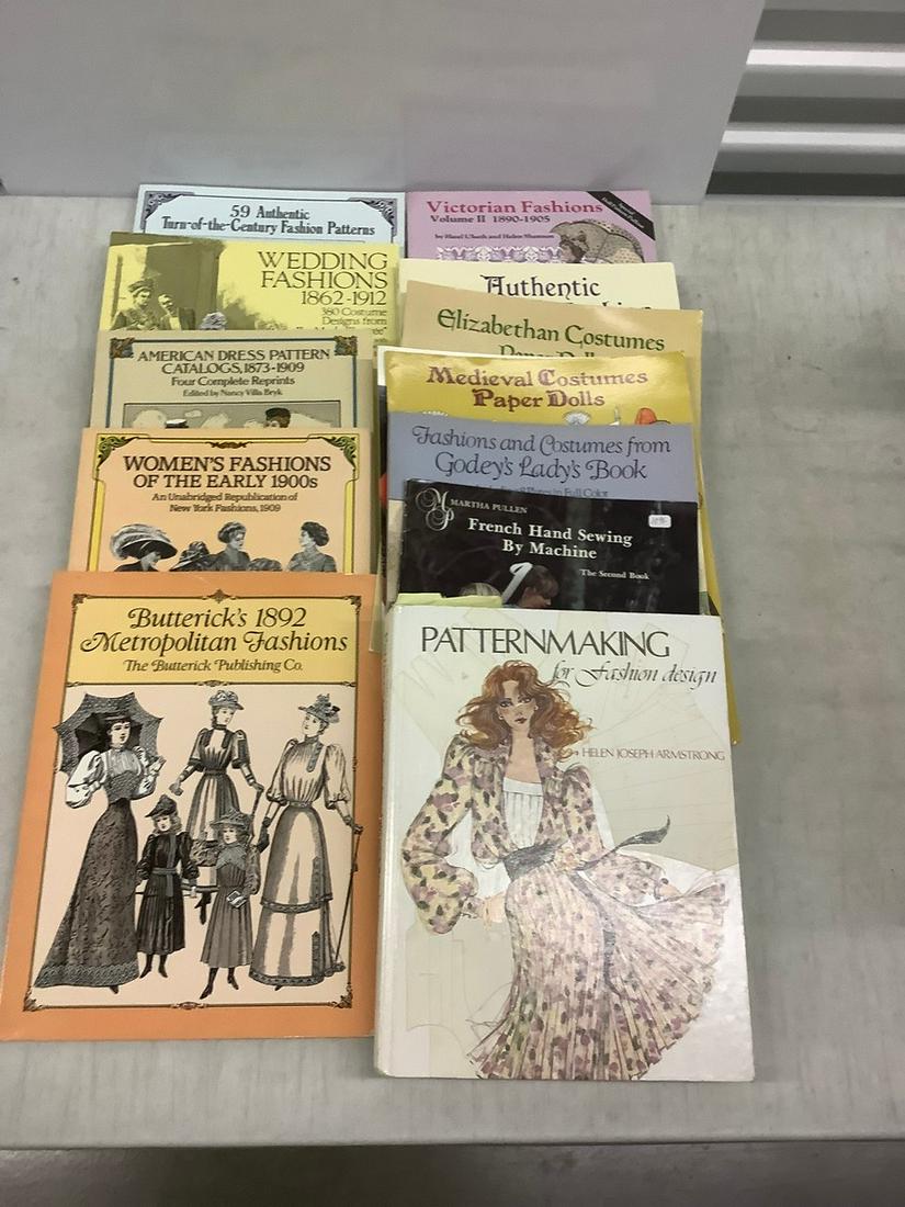 Lot of Sewing and Fashion Books: Lot of Sewing and Fashion Books