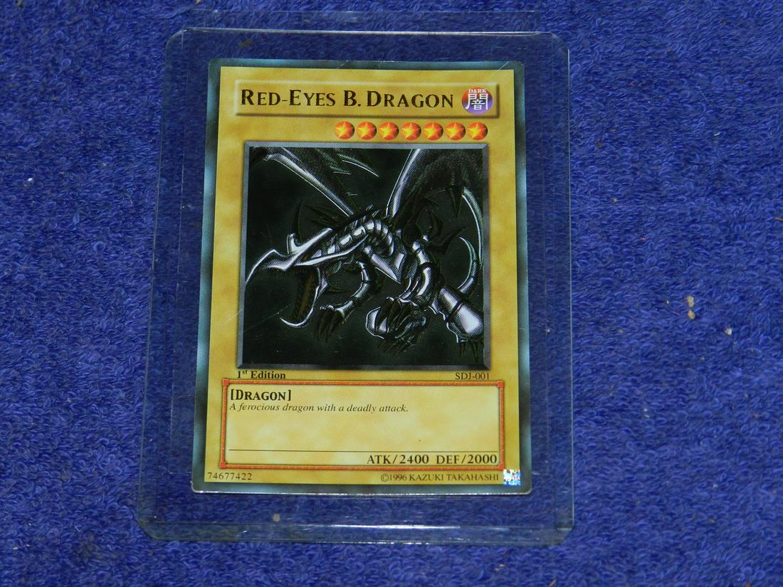 Yugioh Red Eyes B Dragon 1st Edition Card (1 of 1)