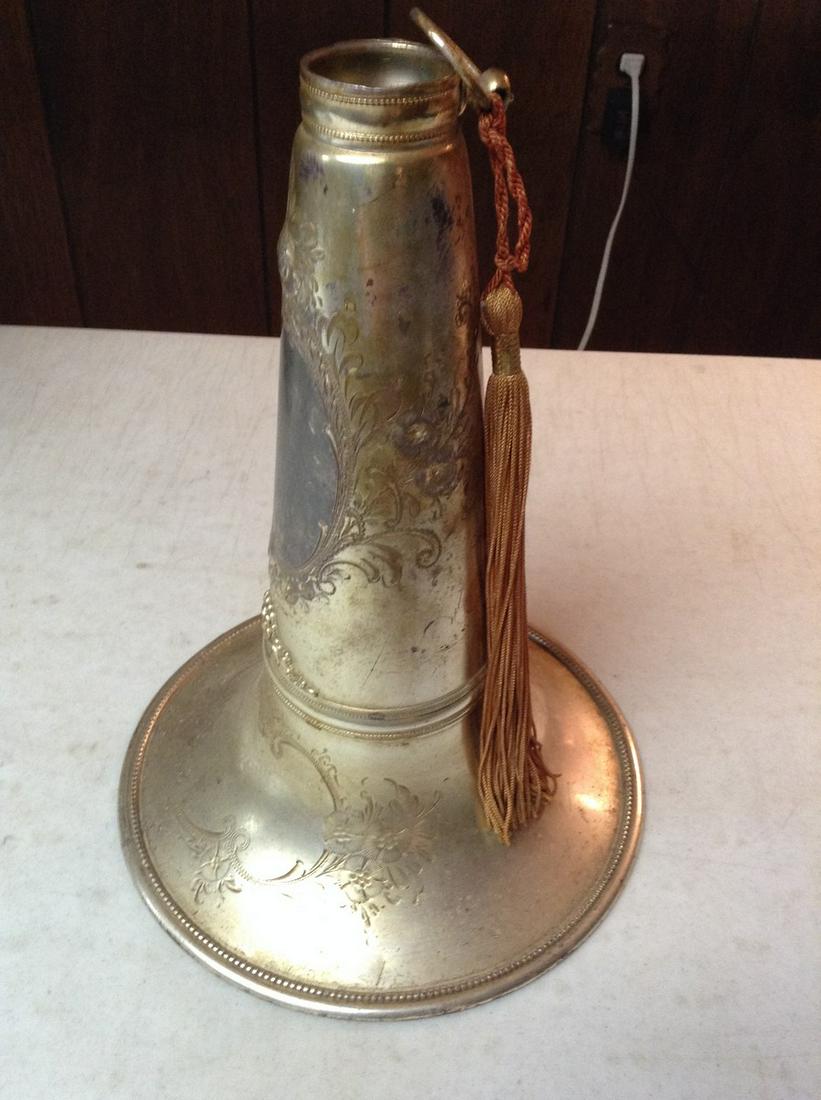 Vintage brass speaking trumpet: Vintage brass speaking trumpet
