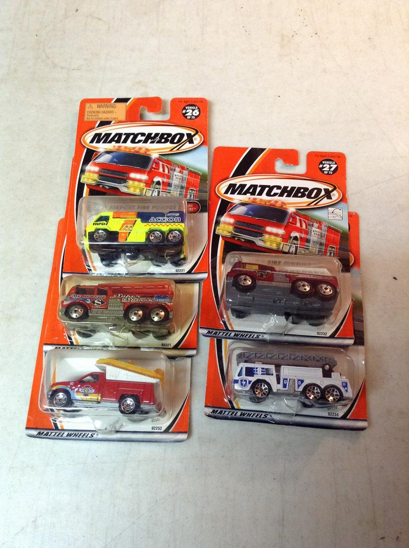 Lot of matchbox fire trucks (1 of 1)
