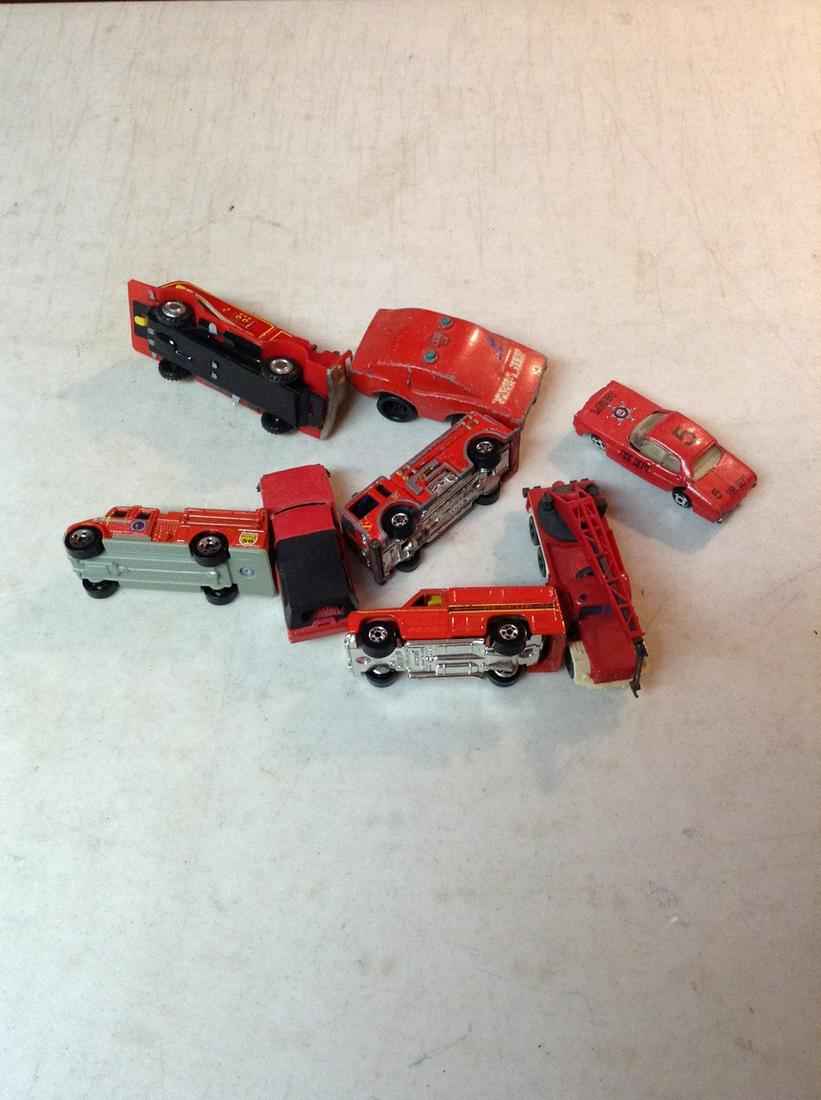 Large lot of diecast fire trucks (1 of 1)