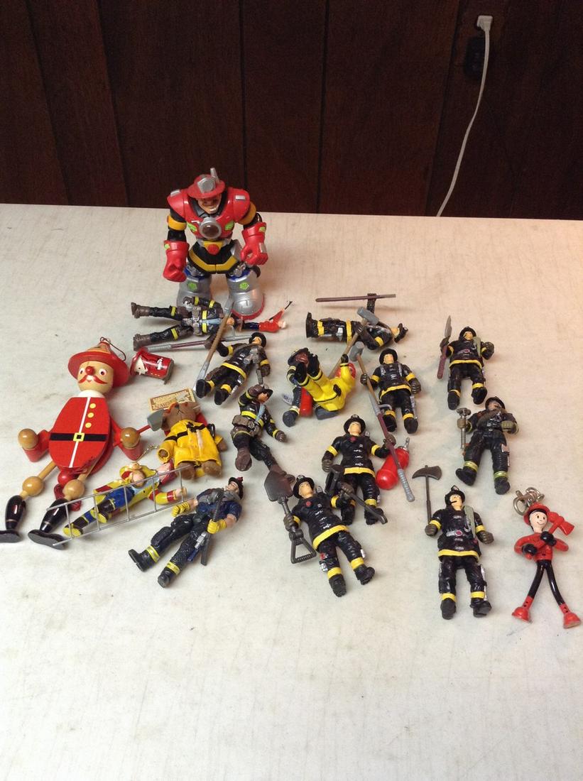 lot of fireman figures and more (1 of 1)