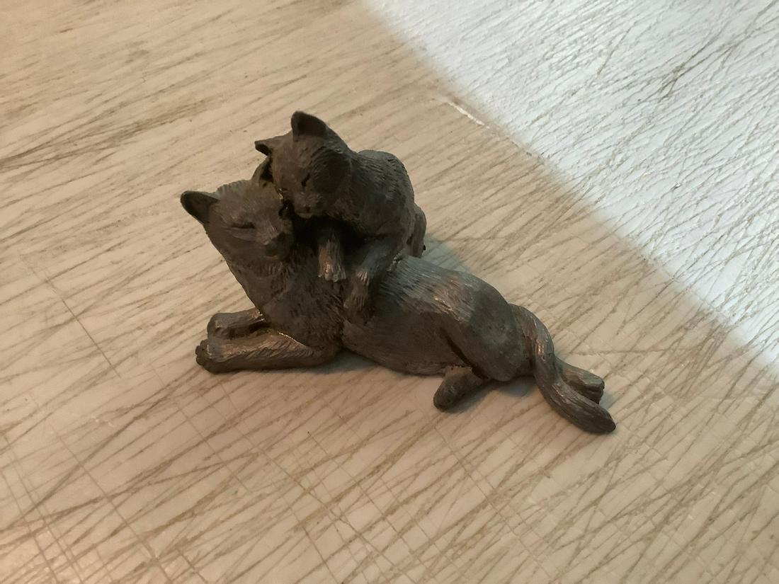 M.A. Ricker Signed and Numbered  Children Building Sand (1 of 1)