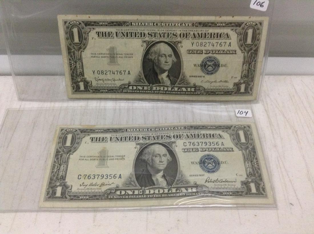 1957 Blue Silver Certificates: 1957 Blue Silver Certificates