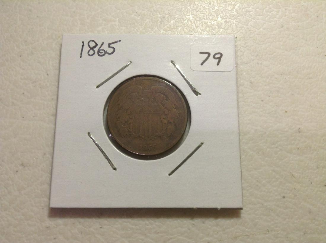 1865 2 Cent Coin (1 of 1)
