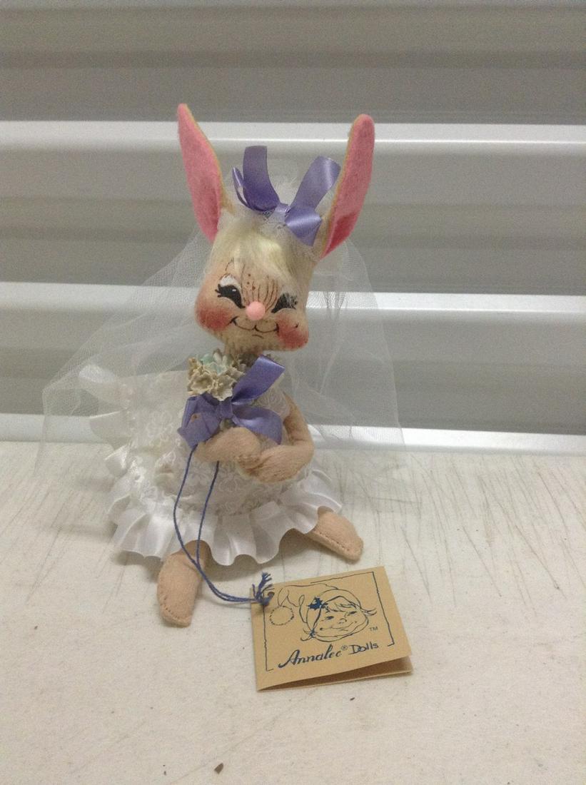 Annalee Rabbit Bride 8" tall (1 of 1)
