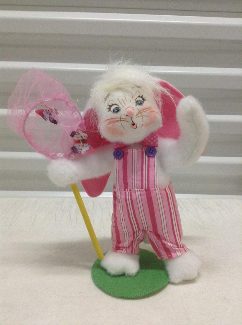 Annalee Rabbit with butterflies 10" (1 of 1)