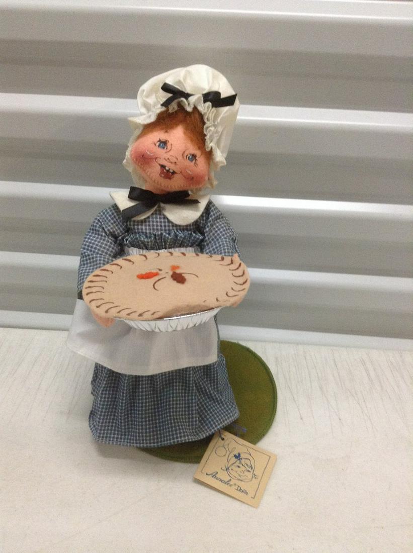 Annalee Pilgrim holding a pie 13" (1 of 1)