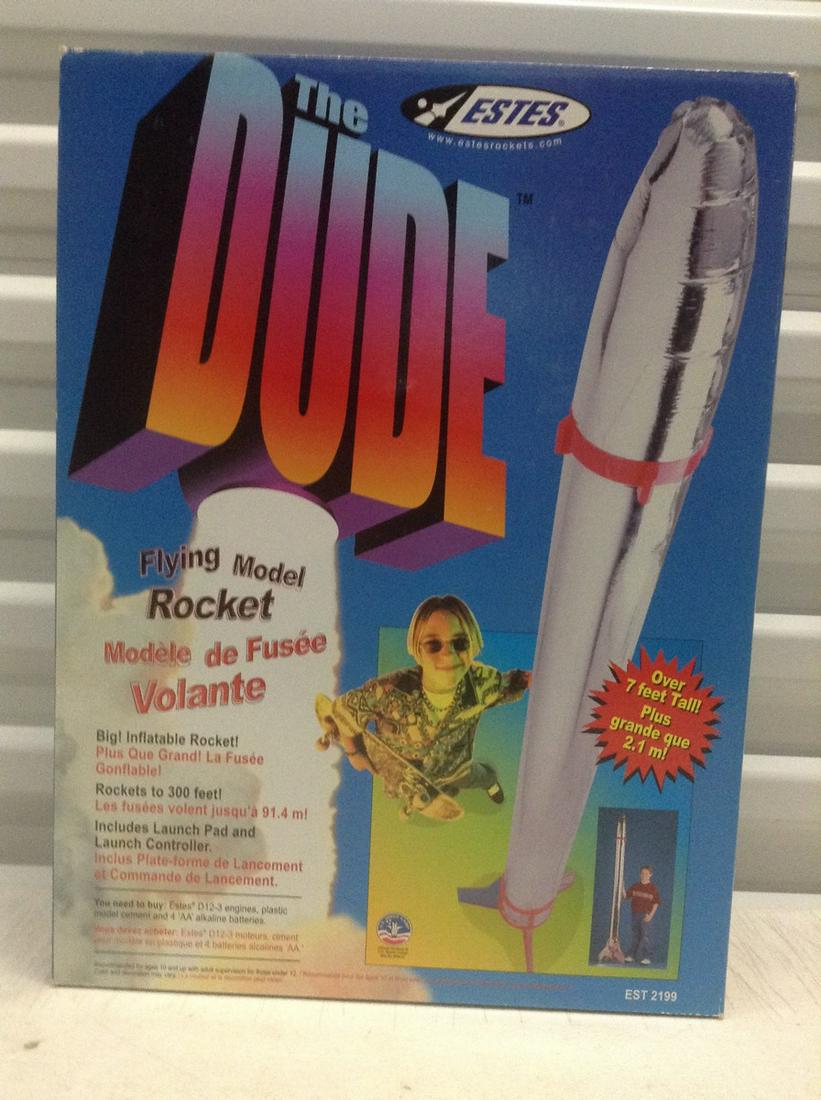 Sealed Estes The Dude Flying Model Rocket (1 of 1)