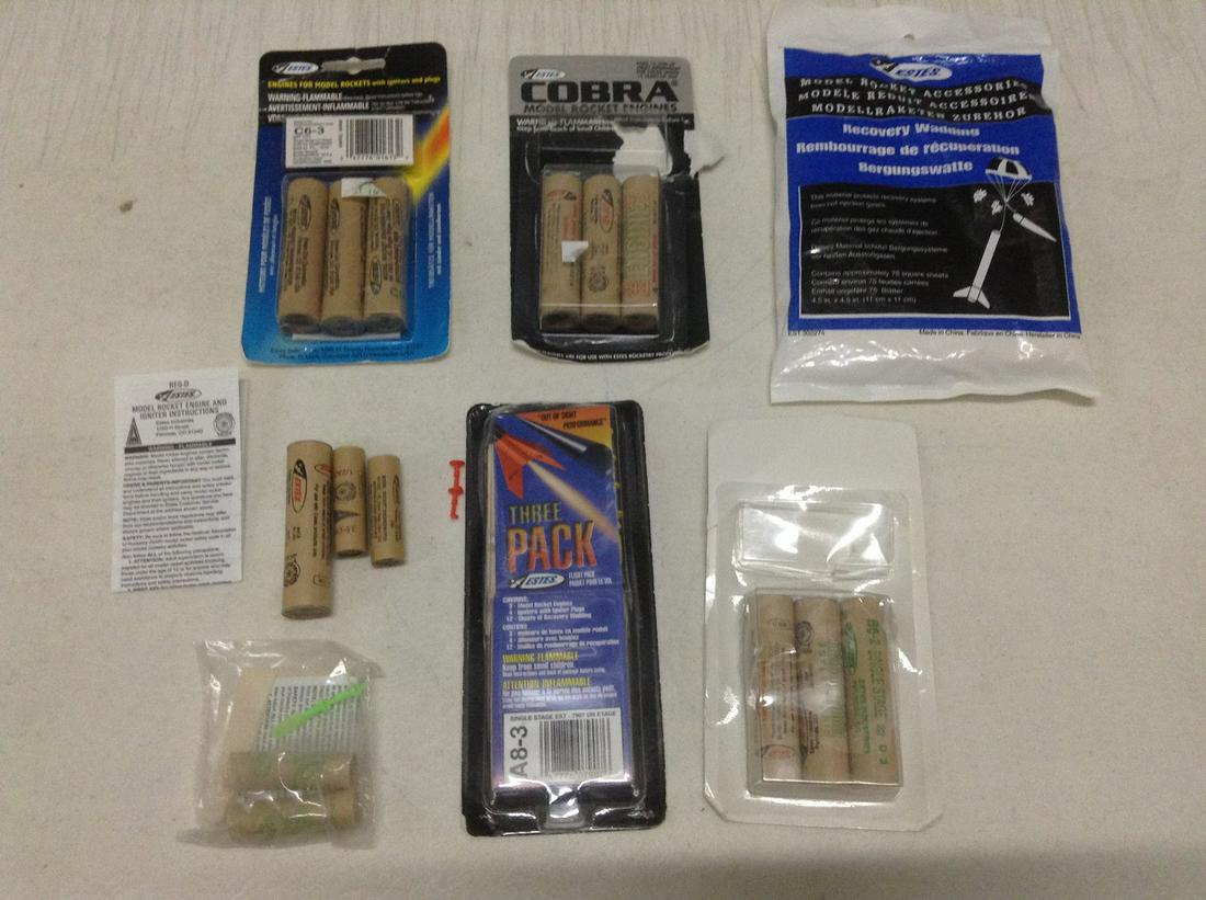 Flying Model Rocket Accessories Some NIP: Flying Model Rocket Accessories Some NIP