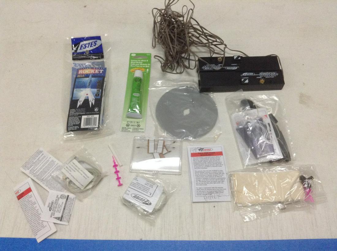 Sealed Estes Quark Flying Model Rocket and Rocket (1 of 1)