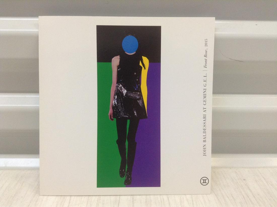 John Baldessari Gemini G.E.L. Brochure 7"x7.25": John Baldessari Gemini G.E.L. Brochure 7"x7.25"