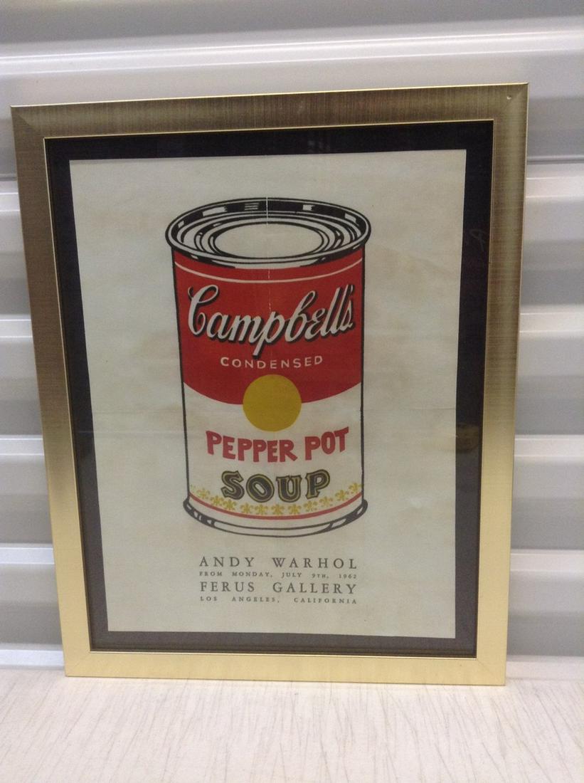 Andy Warhol Pepper Pot  Soup Ferus Gallery Print in (1 of 1)