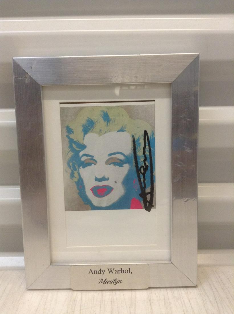 Andy Warhol Print 9"x6.5" (1 of 1)