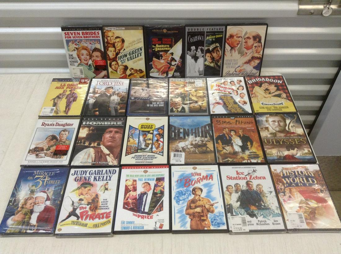 Large lot of Classic Films DVDs some sealed (1 of 1)