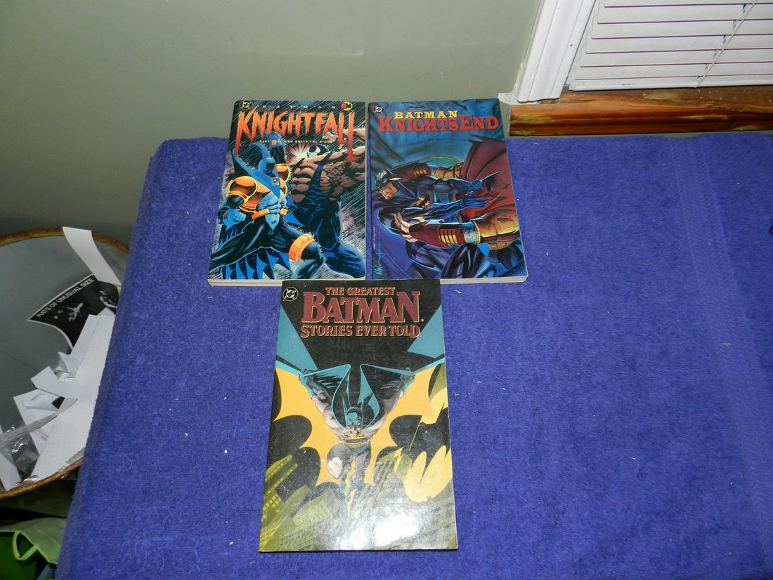 Lot of 3 Batman Graphic Novels Knightfall Knightsend (1 of 1)
