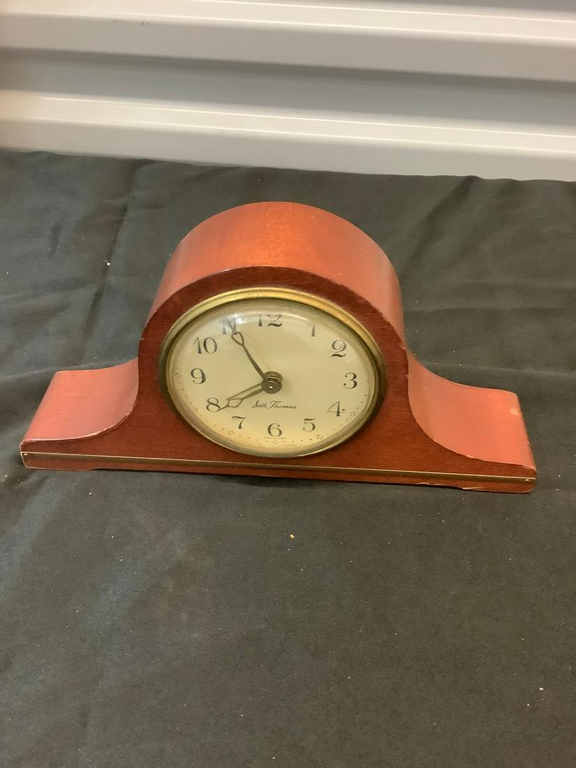 Seth Thomas Mantle Clock 9x4.5: Seth Thomas Mantle Clock 9x4.5