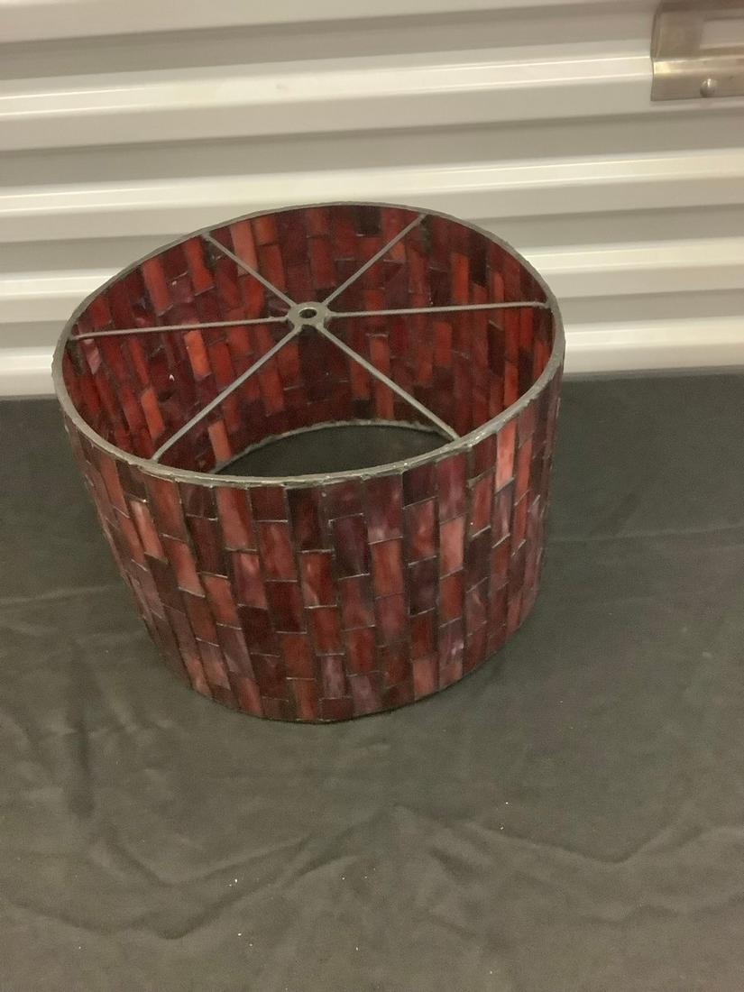 Stained Glass Lamp Shade 8x12: Stained Glass Lamp Shade 8x12