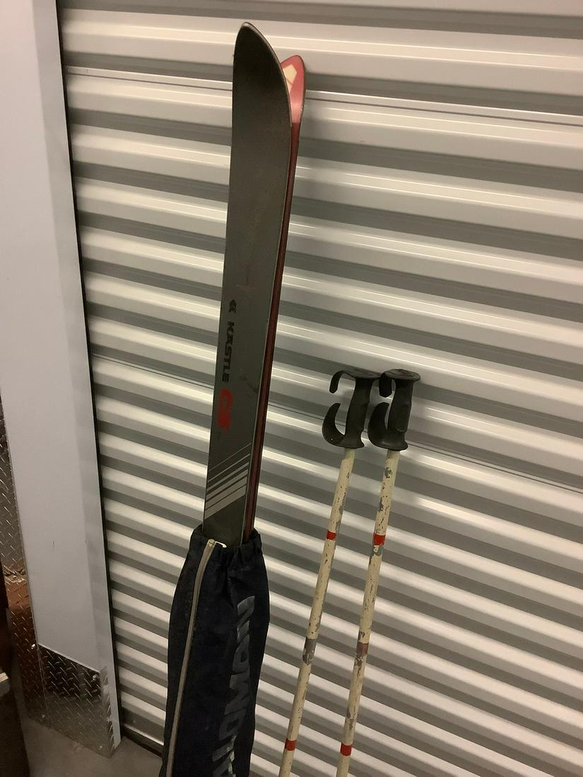 Kastle CS Pro GEZE 942 Skis and Poles 66 in.: Kastle CS Pro GEZE 942 Skis and Poles 66 in.