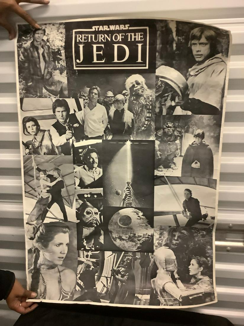 Vintage Star Wars Return of The Jedi Poster 32.5 in. (1 of 1)