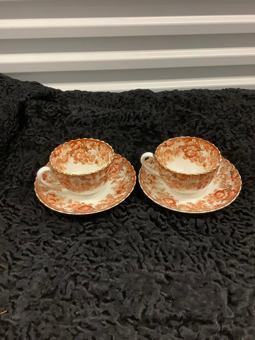 Embassy Ware Bone China Set of Tea Cups and Saucers: Embassy Ware Bone China Set of Tea Cups and Saucers