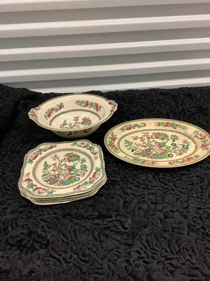 Indian Tree Johnson Bros. Serving Set  (Small Chip on (1 of 1)
