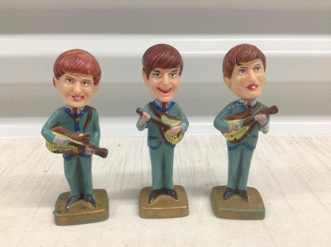Vintage Beatles Bobbleheads 4" (1 of 1)