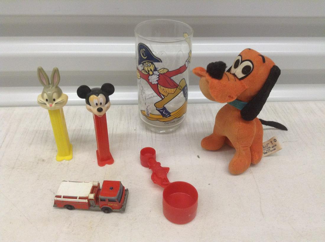 1964 Made in Japan Pluto, Lesney Fire Truck, Made in: 1964 Made in Japan Pluto, Lesney Fire Truck, Made in Europe Pez and more