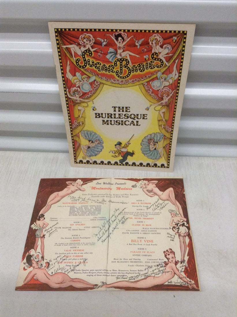 Vintage Burlesque Show Playbills (1 of 1)