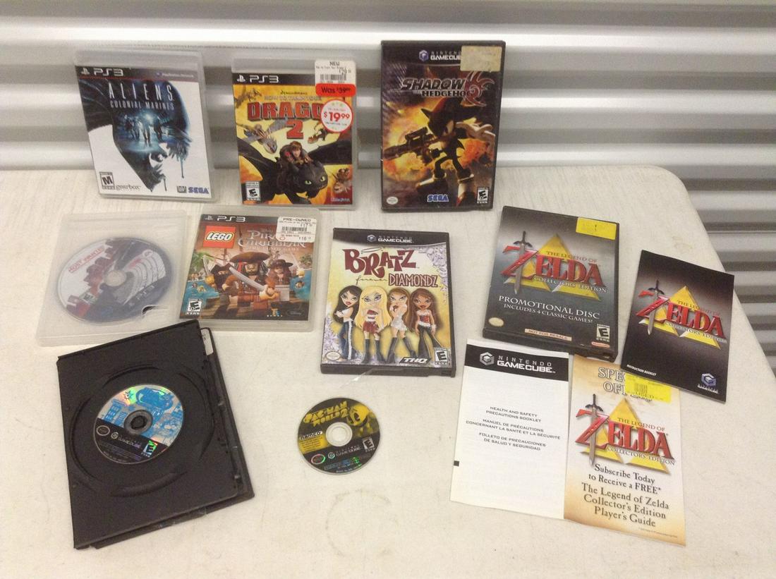 Video Games - Sonic, Aliens and more - zelda only case: Video Games - Sonic, Aliens and more - zelda only case and papers no game