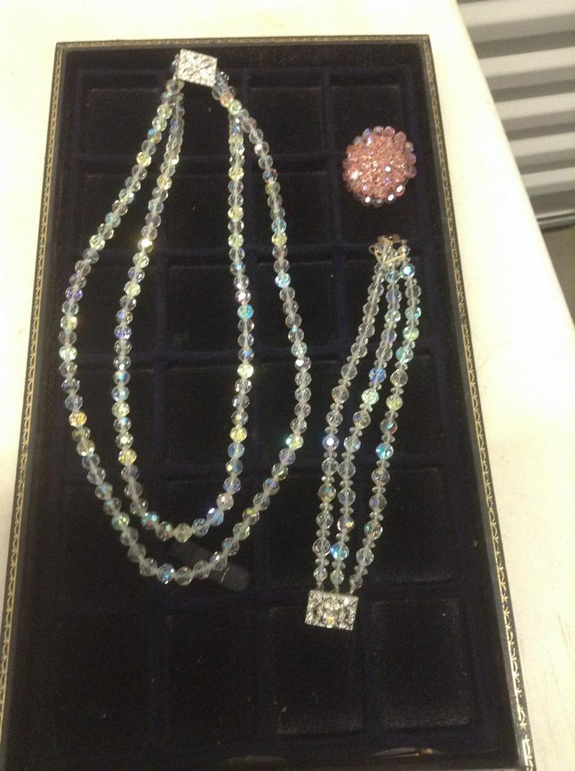 Crystal Necklace, Bracelet & Brooch (bracelet Needs (1 of 1)
