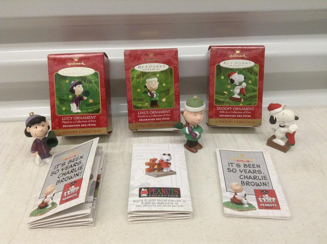 Hallmark Peanuts Ornaments with Boxes (1 of 1)