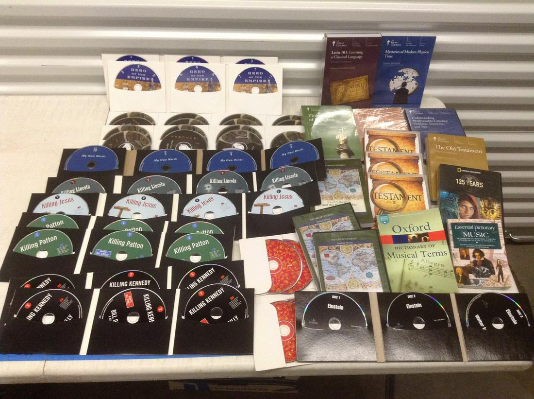 Large lot of the Great Courses, DVD and more (1 of 1)