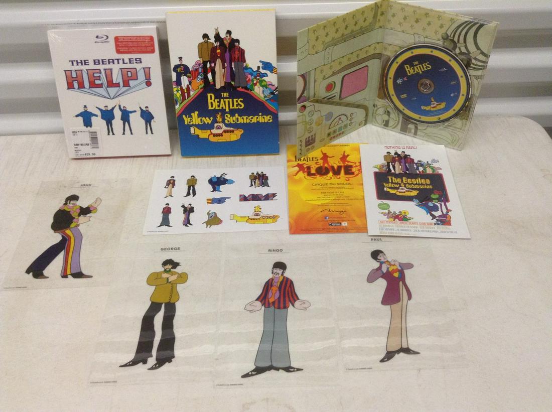 The Beatles Yellow Submarine DVD with Stickers and (1 of 1)
