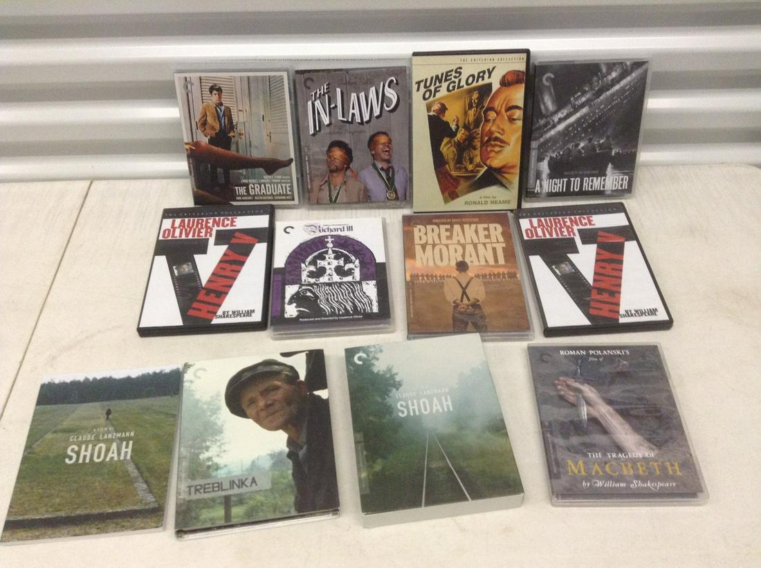 Large lot of Criterion Collection DVDs (1 of 1)