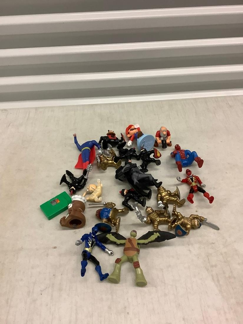 Lot of superhero figures, mario and more (1 of 1)