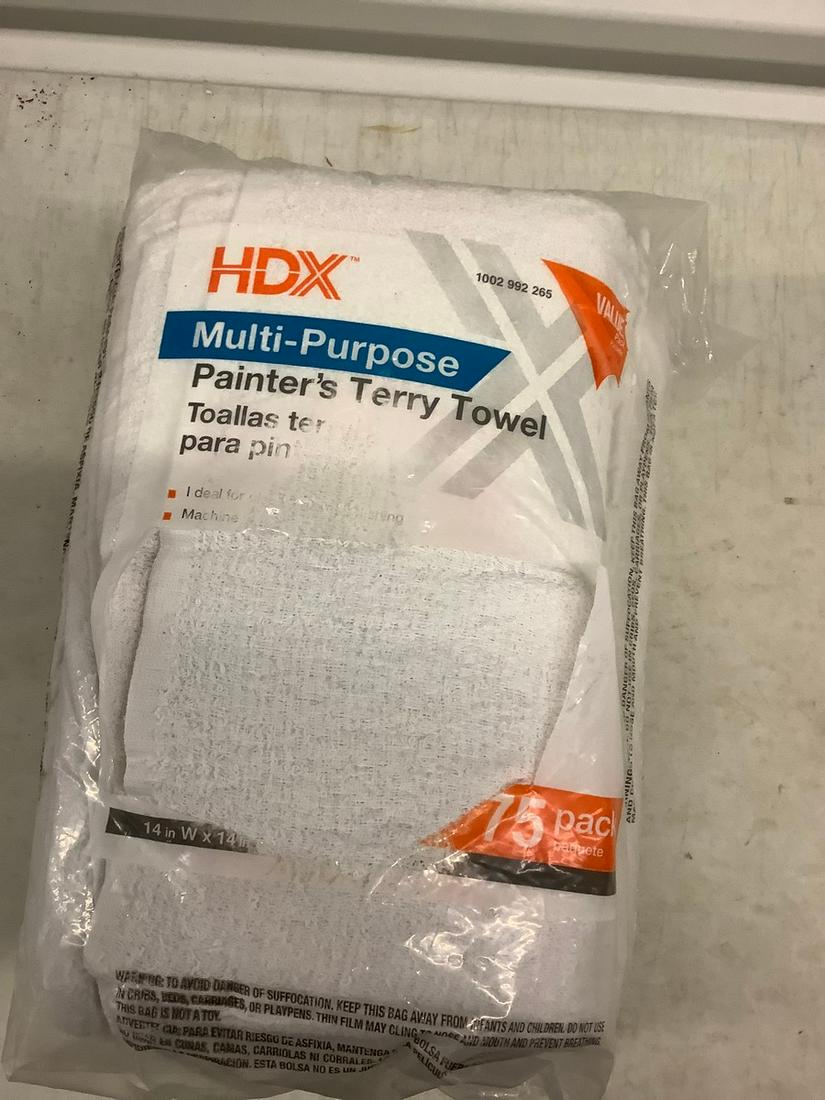 HDX 75 Count Multi Purpose Painter's Terry Towels (1 of 1)