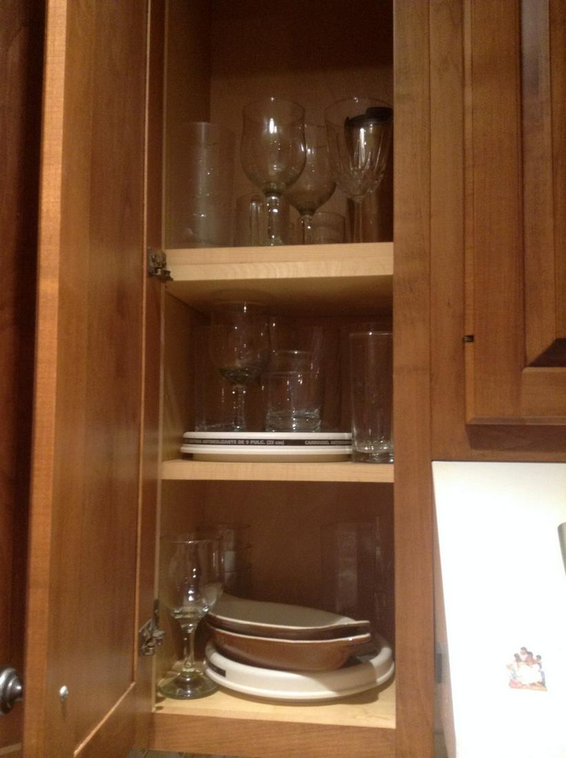 Contents of Cabinet - Hall Dishes and Glassware (1 of 1)