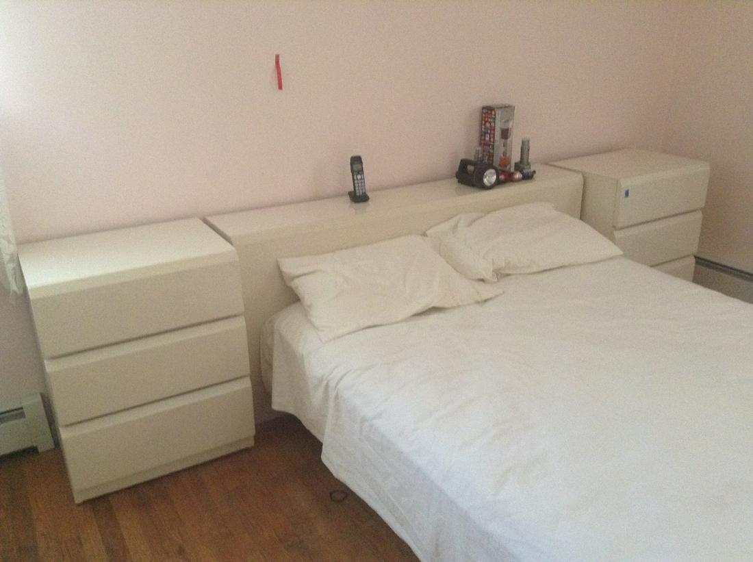 Lane Headboard 66"x30"x12" and nightstands 30"x24"x18" (1 of 1)