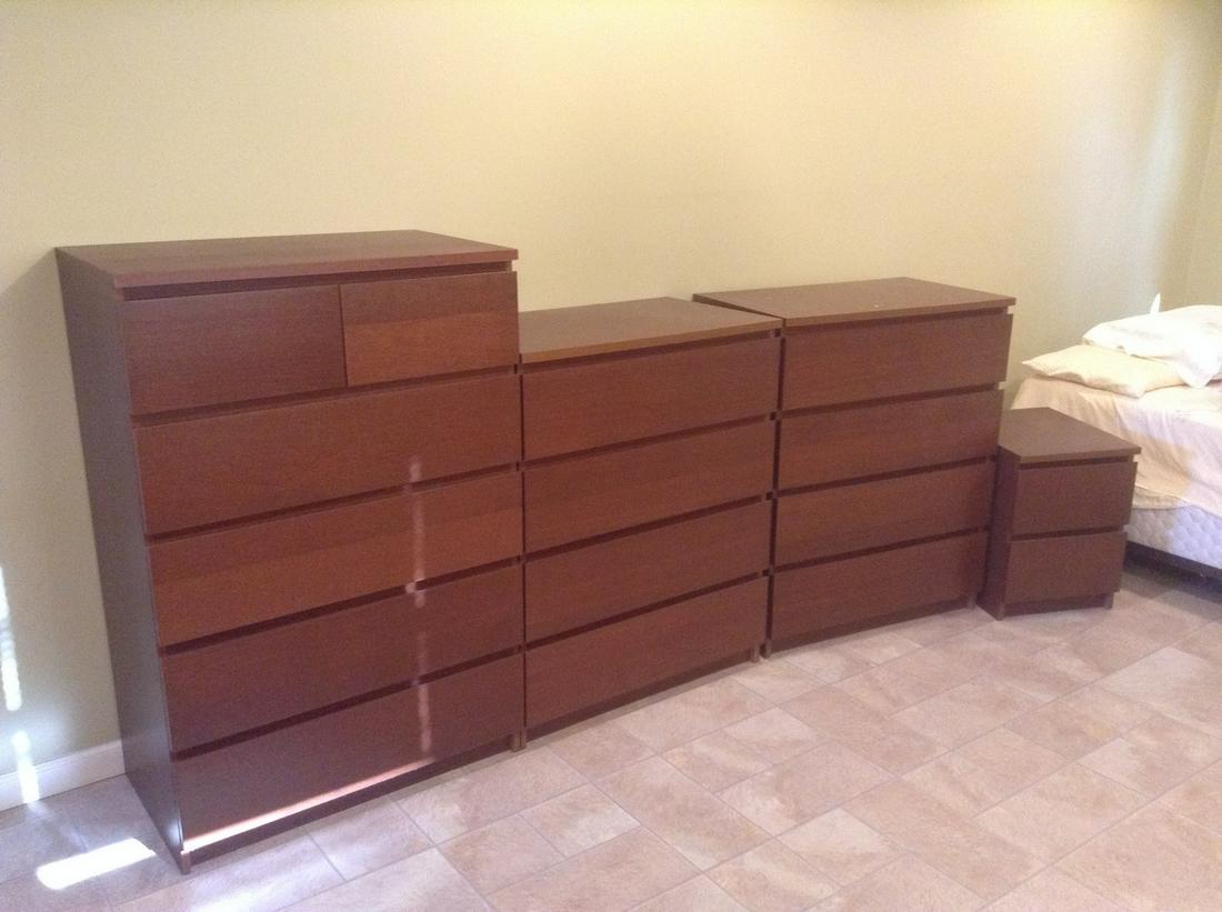 Set of Three Dressers and End Table largest 48"x32"x19": Set of Three Dressers and End Table largest 48"x32"x19"