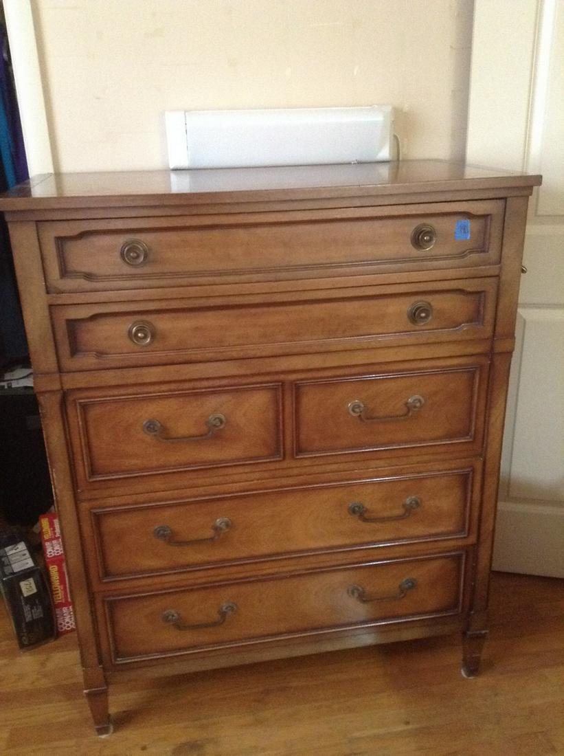 Vintage Drexel Mahogany Solid Dovetail Dresser (1 of 1)