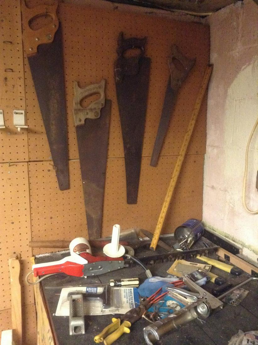 Vintage Saws GH Bishop, Disston, vintage Little Wonder: Vintage Saws GH Bishop, Disston, vintage Little Wonder Trimmer and more