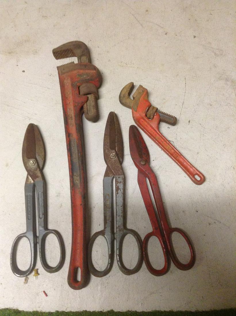 Vintage Tools 24" Pipe Wrench and more (1 of 1)